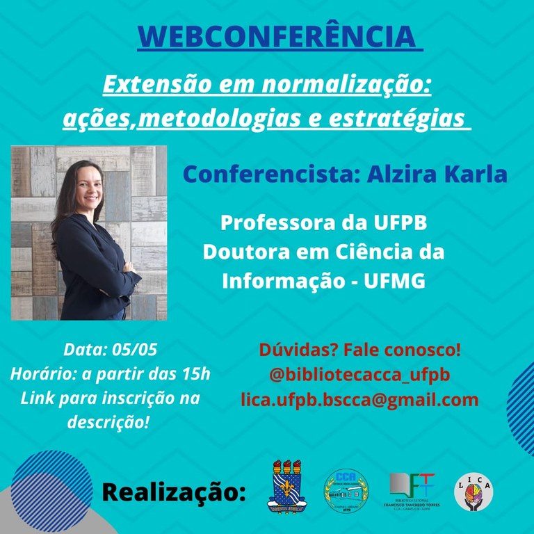 Webconferência - extensão e normalização