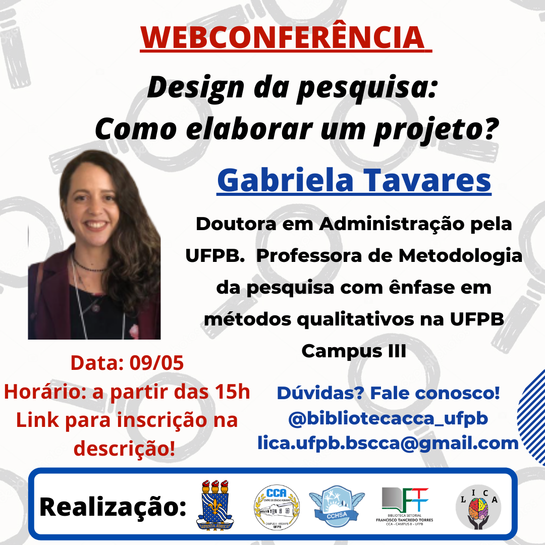 Design de pesquisa - WebConferência